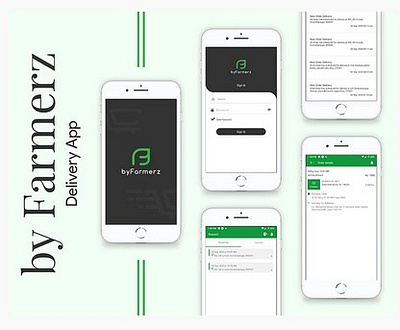 by Farmerz Food delivery App Design & Development adobe illustrator adobe photoshop app design app development branding design figma food app graphic design illustration logo logodesign mobile app design uiux