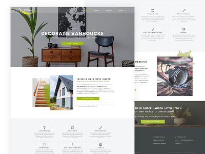 Decoratie Vanhoucke | Webdesign design graphic design ui ux webdesign webdevelopment