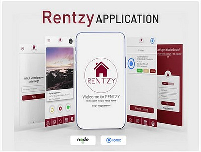 Rentzy App development & design adobe illustrator adobe photoshop app design app development branding design figma graphic design illustration logo logodesign mobile app design ui uiux