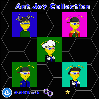 Ant_Joy graphic design illustration nft