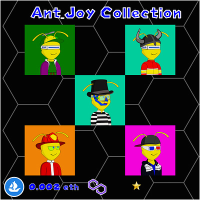 Ant_Joy graphic design illustration nft