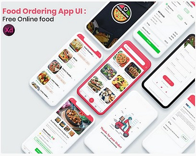 Food Ordering App design & development adobe illustrator adobe photoshop app design app development branding design figma graphic design illustration logo logodesign mobile app design ui uiux