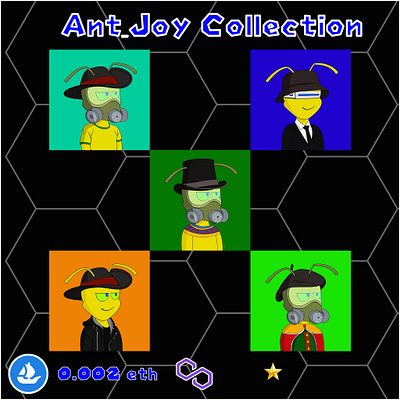 Ant_Joy animation design nft