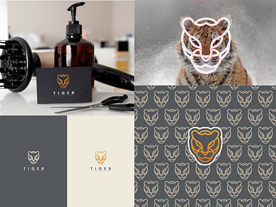 Tiger Logo branding clean corporate branding design graphic design illustration logo logodesign minimal simple vector