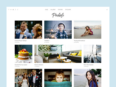 Photography WordPress theme design web design wordpress wordpress design