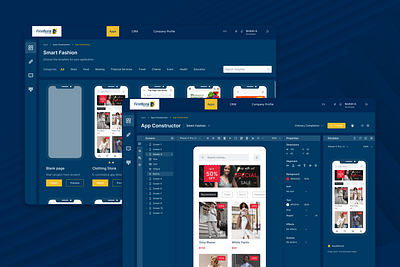 MiniApp Development. Template customization adaptive banking business components design interface ui ux