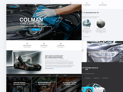 Colman Car Care | Webdesign design graphic design ui ux webdesign webdevelopment