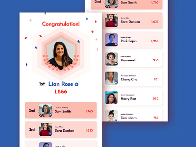 DailyUI019 Leaderboard dailyui