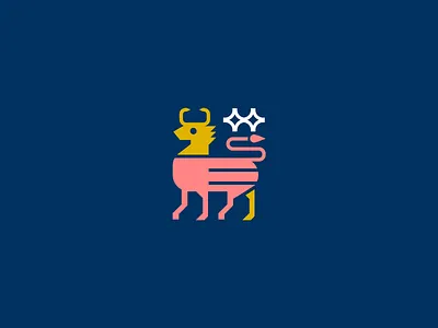 Bull logo basketball branding flat logo soccer sports