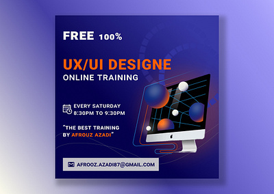 Instagram Post advertise class educate figma graphic instagram learn post ui ux visual web design