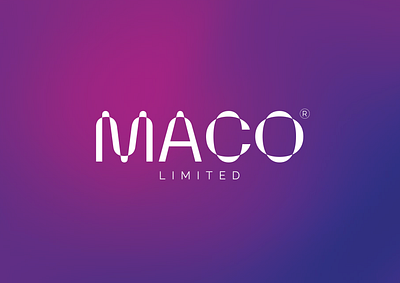 MACO Logo Design abstract adobe illustrator branding combination logo creative logo design gradient logo illustration logo logo design modern logo text logo trendy trendy logo ui