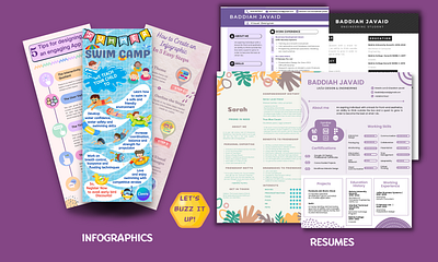 Infographic/Resume Design canva pro design graphic design infographic design resume design resume template