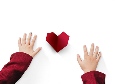 Fundacja Serce - Paper Cutout branding design design system graphic design logo vector visual identity