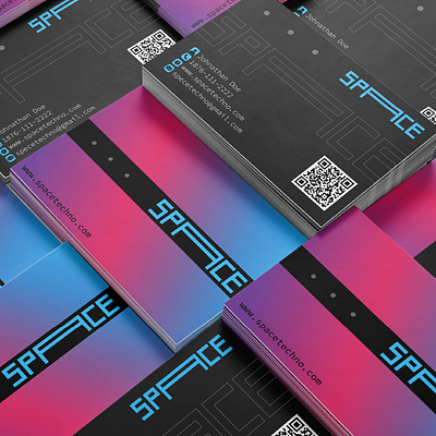 Gradient Business Card business card business card design gradient business card graphic design