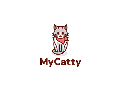 Cat Logo brand branding design graphic design illustration logo motion graphics ui ux vector