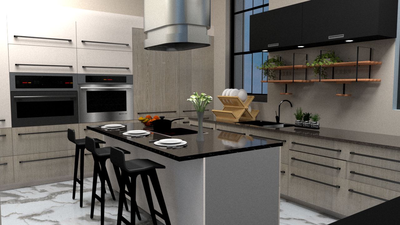 kitchen design illustration interior textures