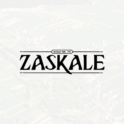Koło Zaskale - Wordmark branding design goral goralskie logo graphic design kolo zaskale logo poland zaskale zppa