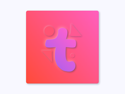 Tumblr App Icon app icon branding design illustration inspiration logo