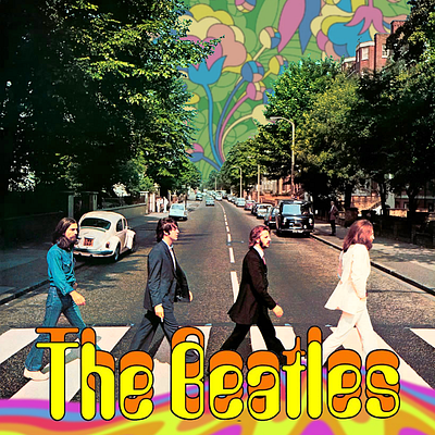 Abbey Rd. Trip 60s abbey road design graphic design illustration photoshop the beatles