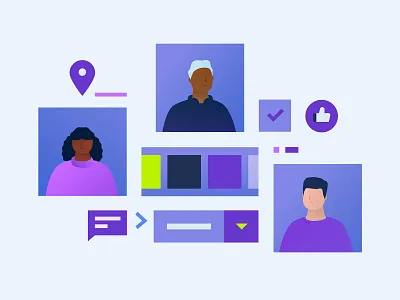 User in Hightouch character design illustration illustrator ui user vectors