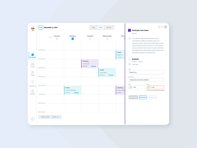 Time management app design graphic design illustration illustration design ui user interface landing ux vector
