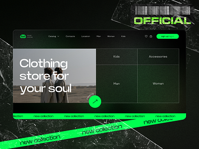 Clothing store | Магазин одягу | Home page branding clothing store design figma home page ps store ui ux web website магазин одягу