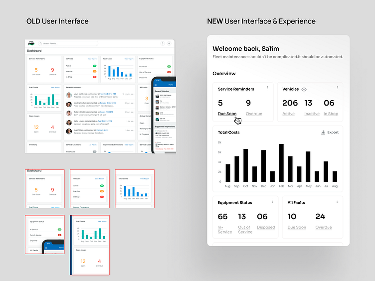SAAS - Fleet Management Software by Muhammad Salim for SadaX - UI/UX ...
