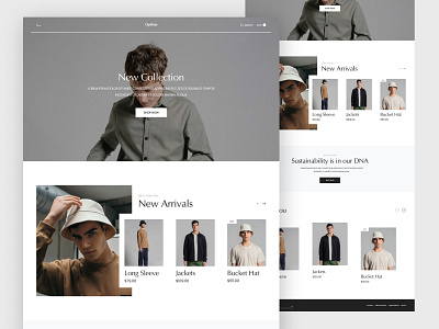 Optima Website Design branding design graphic design illustration typography ui ux vector