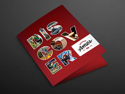 Discover Ames - Pocket Folder ames discover folder iowa print