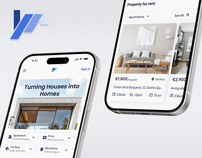 Alta | Real Estate Landing Page | Mobile & Tablet apartment branding clean design landing logo mobile landing property real estate real estate agency real estate branding real estate mobile realtor rent rent mobile residence ui web web design