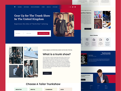 Fabric & Tailor Shop Landing Page Design Concept cloth cloth design clothing cloths fabric fabrics fashion brand fashion store fashions glamour landing page outfit syful sylgraph tailor tailors trend trending web web design