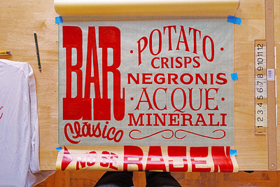 Clásico lettering logotype sign painting typographic typography