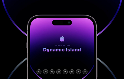 Iphone 14 Pro - Dynamic Island Design & Interaction apple design iphone mobile app ui uiux vector