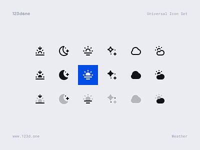 Universal Icon Set | 1986 high-quality vector icons 123done clean figma glyph icon icon design icon pack icon set icon system iconjar iconography icons iconset minimalism symbol ui universal icon set vector icons weather