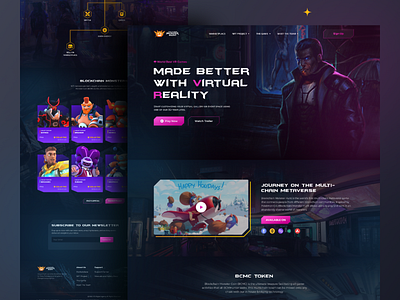 BCMHUNT - Metaverse Game Website Redesign blockchain games crypto crypto website cryptocurrency design games gamestore gaming gaming companies gaming website metaverse game download metaverse game vr metaverse games android metaverse gaming minimal naimurrahman ui ux website website redesign