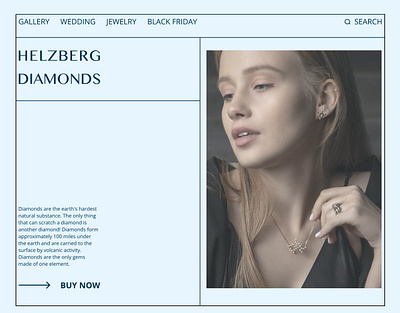 Jewelry internet market jewelry product design ui webdesign website