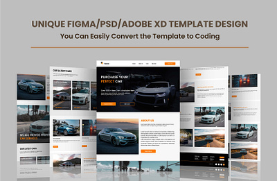 Website design for car company 3d agency animation branding design digital figma graphic design icon identity illustration liton ahammed logo minimal motion graphics ui vector