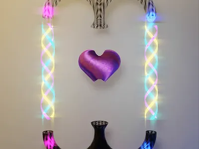 Heartbeat Flow 3d animation motion graphics sound design