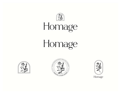 Homage Honey branding logo