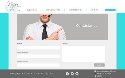 Sitio Web. Contacto app branding design graphic design illustration logo vector