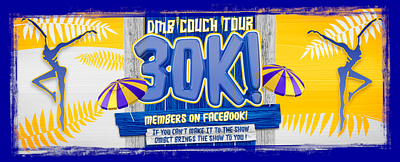 DMB Couch Tour - 30K Header banner branding couch tour dave matthews design dmb facebook graphic design header illustration