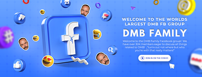 DMB Family - Facebook Group Header banner branding dave matthews design dmb facebook graphic design header illustration