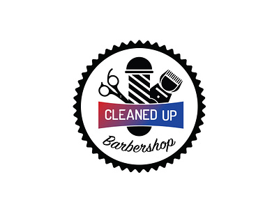 Barbershop Logo barbershop branding dail dailylogochallenge design graphic design illustrator logo