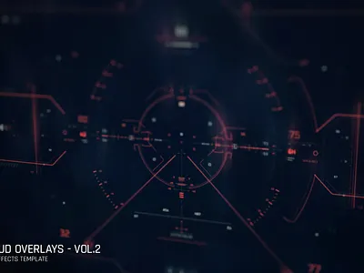4K HUD Overlays - Volume 2 after effect animation cinema 4d design display illustration motion graphics ui