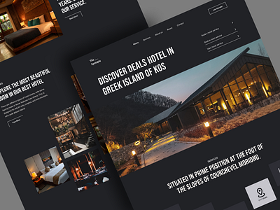 Hotel Booking Landing Page Design appartment hotel booked landing page hotel booking website interior landing page minimal place resort landing page resort ui design room ux design web design websiye design