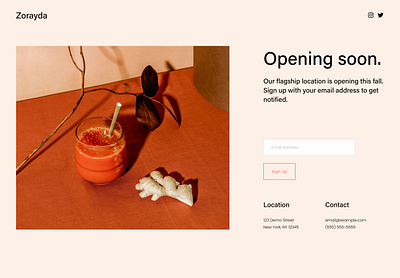 Zorayda - Website Template - Squarespace app art blog concept design graphic design online store photography squarespace squarespace design squarespace template template theme ui ui design ux ux design web design web development website