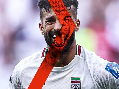 Iran Football 2022 branding design graphic design