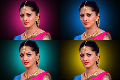 Digital Painting of Anushka Shetty design graphic design oil painting photoshop