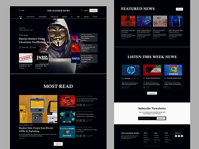 Hacker News Landing Page article page blog design enews hacking hacking news landing page hacknews headline landingpage news news website newsfeed newspaper newsportal newswebsite press press page press release ui ui ux design