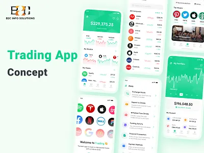Trading App android app app designing app development appdesign b2cinfosolutions design